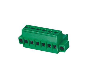 Buy 1*15P Screw Terminal Block Connector Pluggable Type 30-12AWG H18.2mm R/A With Screw at wholesale prices