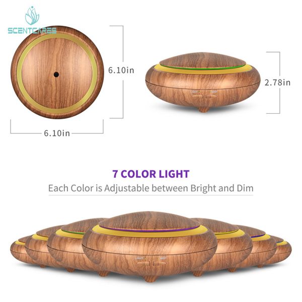 150 CFM Wood Aromatherapy Diffuser For Bedroom