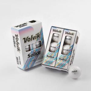 Quality OEM 12 Golf Ball Sleeve Gift Box With Transparent Window for sale