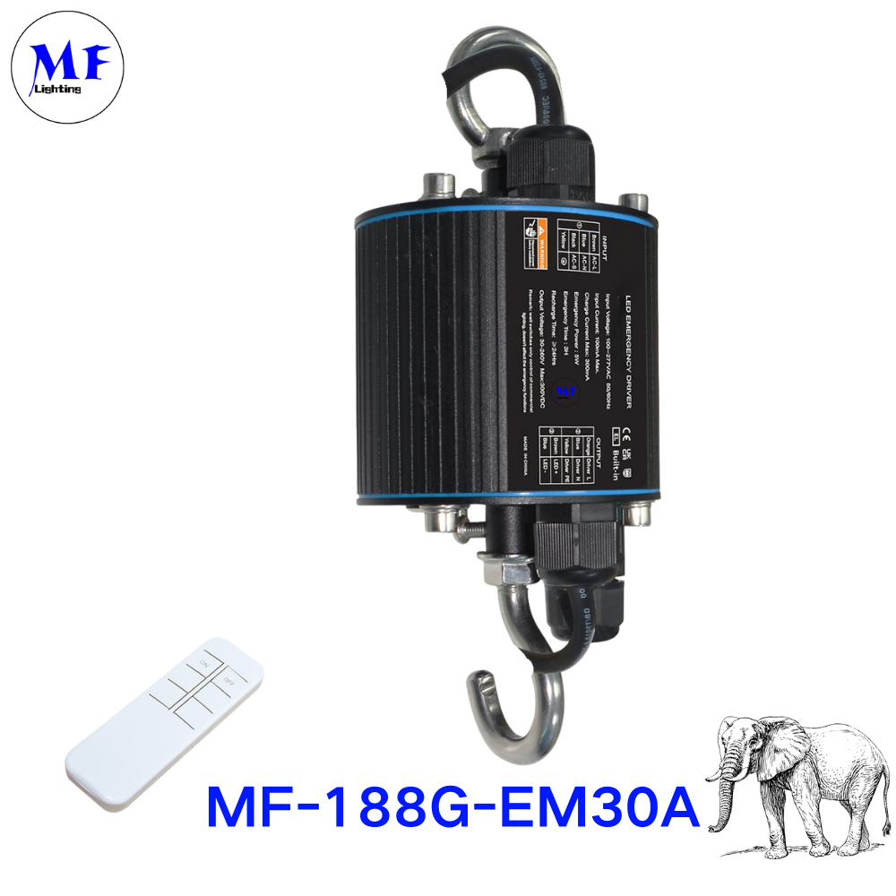 LED Emergency Driver Battery Back Up IP66 Backup Ballast for High Bay Light Triproof Light