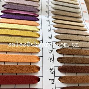 Quality Colourful chamois car wash chamois leather  0.6-2 mm for bags / shoe for sale