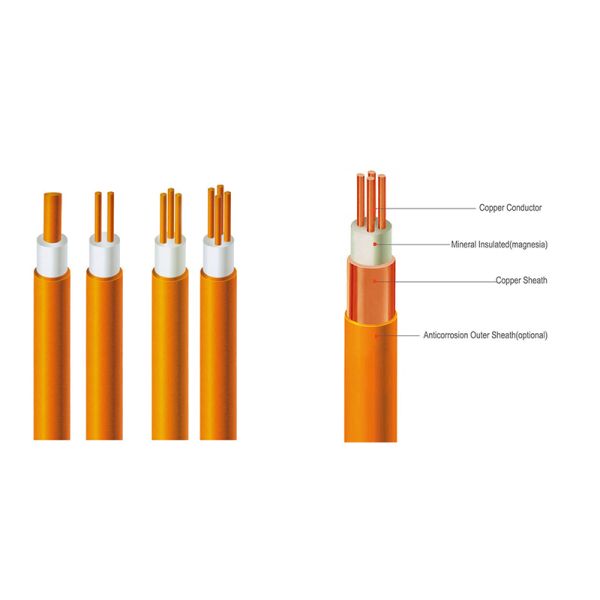 BTTZ 750V 1x35mm2 Mineral Insulated Power Cable Bare Copper Conductor