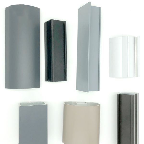 Building Materials Deep Color Aluminium Frame Profile Anodized Decoration