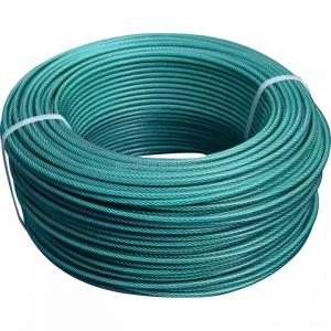 Quality Cold Heading Steel Special PVC / Nylon Coated Stainless Steel Wire Rope Aircraft Cable for sale
