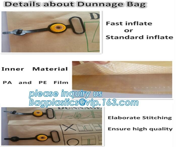 container Inflatable Air Filled Pillow Dunnage Bag for Container, carton filling air pillow bag, Container Dunnage Air P