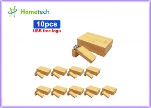 Quality Recycled Wood Bamboo USB Flash Drive 16GB 3.0 Eco Friendly With Wooden Box for sale