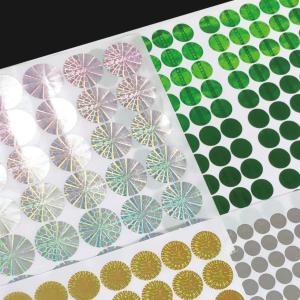 Quality Adhesive Label PVC Hologram Vinyl Sticker Anti Counterfeiting for sale