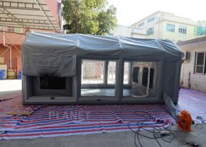 China PVC Tarpaulin Outdoor Inflatable Spray Booth Garage Tent Customized Size on sale
