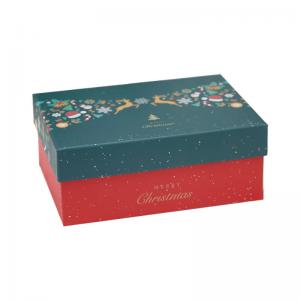 China Ribbon Closure Cardboard Gift Packaging Box For Christmas Gift on sale