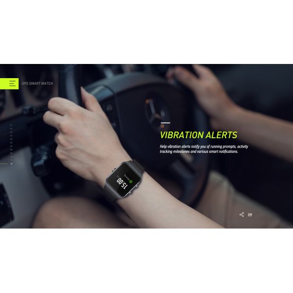 Water Resistant Heart Rate Monitor Smart Positioning Watches