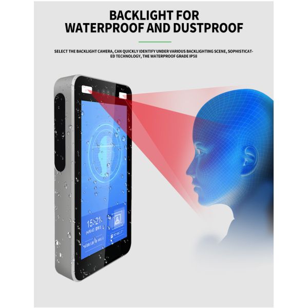 200W Face Recognition Thermometer Temperature Measurement Entrance Guard