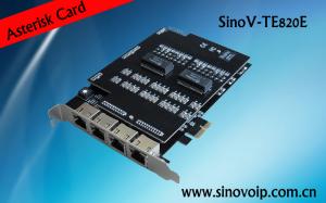 China Digium Octal-Span digital T1/E1/J1/PRI PCI-Express x1 card for asterisk trixbox elastix dahdi voip pbx on sale