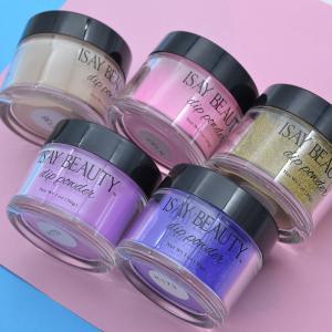 China Summer colors dip powder private label acrylic acrylic system nail powder nail dipping set on sale