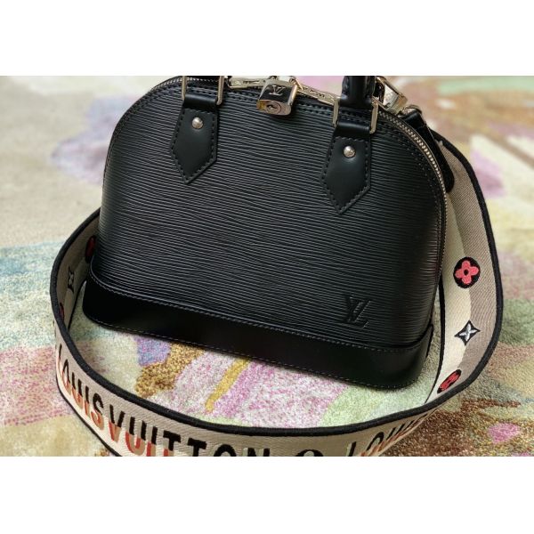 M57540 Water Ripple Alma BB Genunie leather Shell Shape Handbag