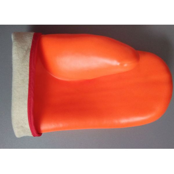 Tear Resistance Pvc Dipped Gloves , Waterproof Work Gloves 3 Layers Liner