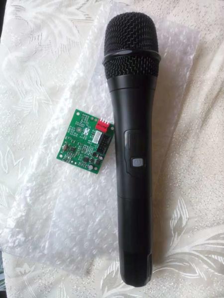 Buy UHF-R  16 channels selectable frequency microphone with modules PCB / micrófono / plastic speaker, public speaker at wholesale prices