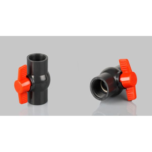 Socket and Threaded ASTM PVC Valve for Water Supply Use!