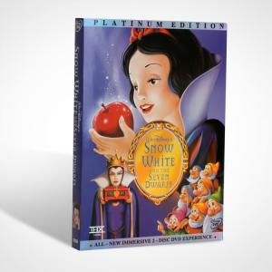 Quality wholesale Snow White and the Seven Dwarfs disney dvd movies with slip cover case for sale