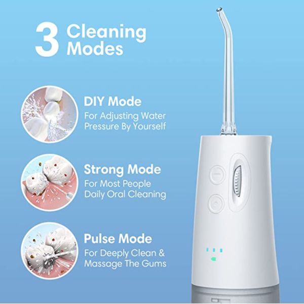 Portable DIY Water Flosser Combo Cordless Oral Irrigator for Bridges