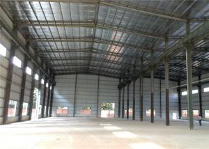 China Q235B, Q345B Grade fast installed EPS/PU/XPS sandwich panel steel structure warehouse on sale