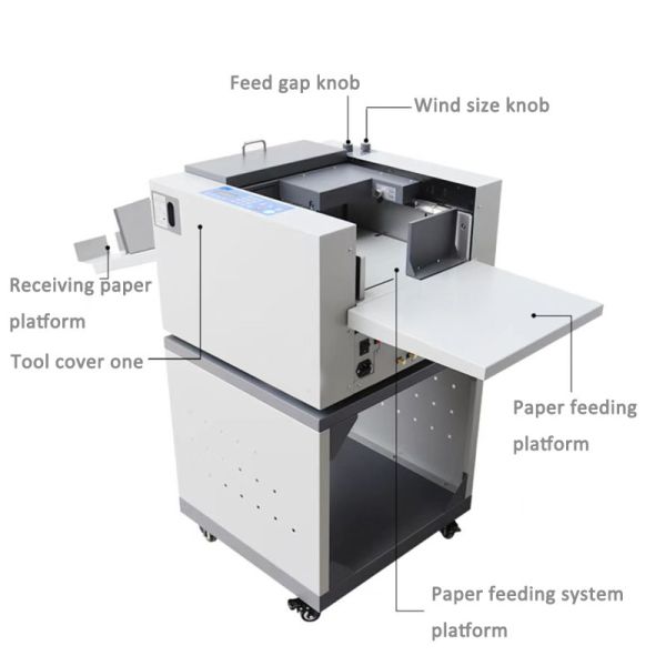 Manual Paper Creasing Perforating Machine , NC350A Auto Digital Creasing Machine