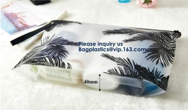 Frosted Plastic PVC Slider Zipper Bag,Pvc Food Grade Plastic PE Slider Zipper Bag For Frest Fruit Suit Packing Bagease