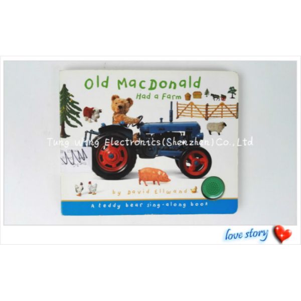 Custom Small Sound Module For animal sounds book , sound recording module