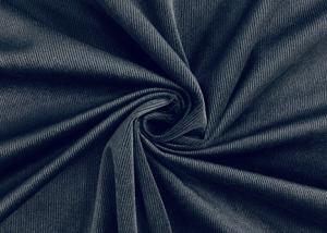 China Burnt out Super Soft Velvet Corduroy Fabric Black Color 240GSM 100% Polyester on sale