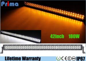 Quality 240W 2 Rows Tele Control Led Warning Light Bar , 42 Inch Amber Light Bar for sale