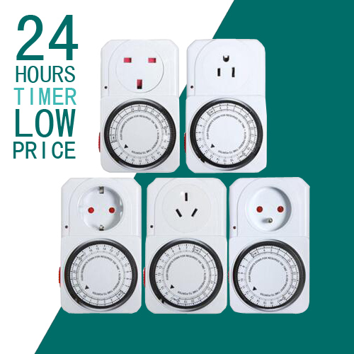220V Programmable Grounded Plug In Timer socket