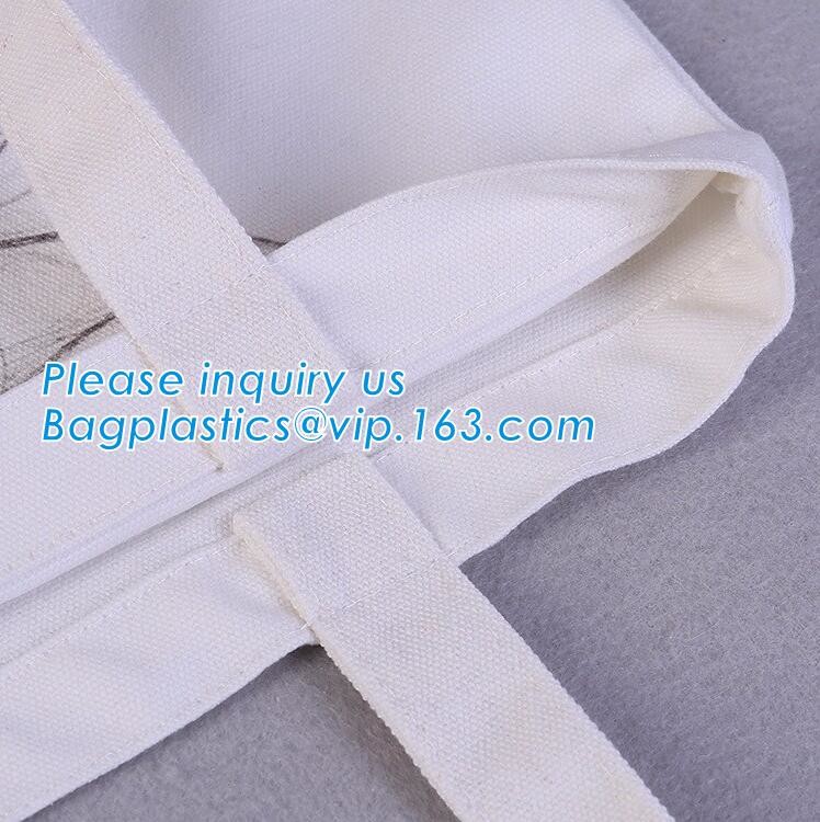 customized professional wholesale tote bag cotton canvas bags,Colorful pattern heat transfer printing custom canvas bag