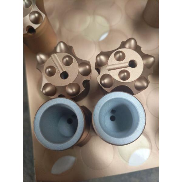 Tungsten Carbide Button Drill Bit Taper 12 Deg, Short / Long Shirt