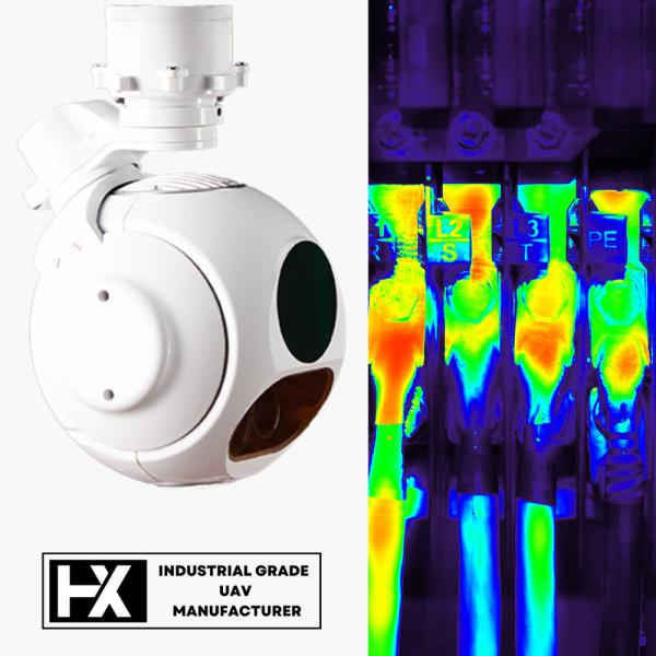 Customized HXTS01BT 860g UAV Camera Pods 640X512 Resolution High Definition HXTS01BT