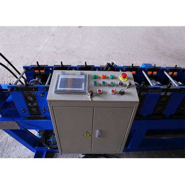 Hat Purlin Roll Forming Machine Galvanized Steel PLC Control