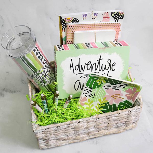 Uncoated Pink Green Red 30g Packaging Crinkle Paper Custom Cut