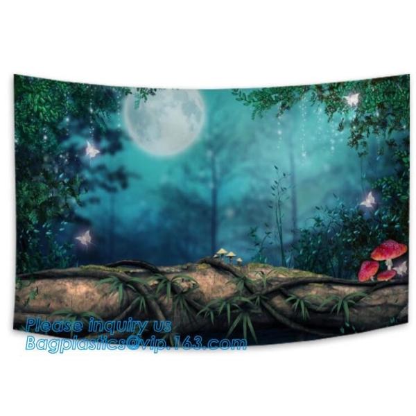 wholesale Digital Printed Cactus Tapestry Custom Print home decor mandala bohemian wall hangings tapestry bagease packag