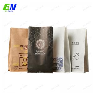 Quality Eco Friendly Coffee Bags Packaging Flat Bottom High Barrier And Matte Finishing for sale