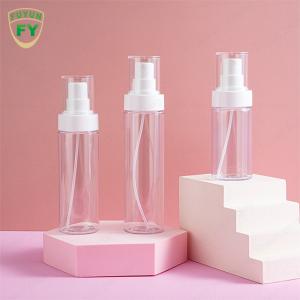 Quality 120ml 150ml Empty Cosmetic Spray Plastic Bottle With White Pump for sale