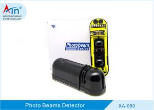 Black Outdoor Photoelectric Beam Sensor 60m Range For Factory Security