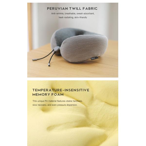 Washable Memory Foam Travel Neck Pillow U Shape Small Size Easy To Carry