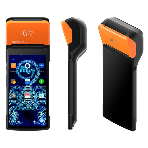 Sunmi V2pro 4G WIFI Portable POS Terminal Touch Screen For Restaurant