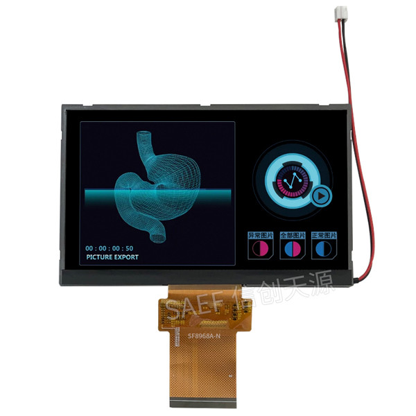 FHD Landscape IPS TFT LCD Display 5.7 Inch 60 Pin With LVDS Interface
