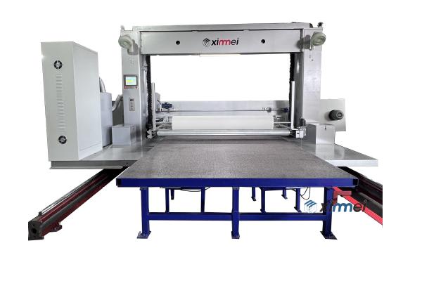 Buy Siemens electronic Control C517 PU long Foam block Cutter with Linear Guide and Auto Knife Feed sharpening peeling auto roll up winder for laminating at wholesale prices