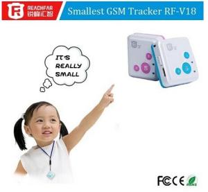 Quality Cheap mini real time gsm/gprs tracker kids and alarm with free software/APP insert simcard for sale