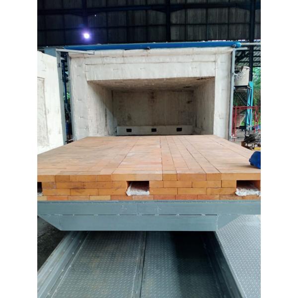 Customized Volume Full-automatic Shuttle Kiln featuring and Ceramic Fiber Insulation Material for industrial