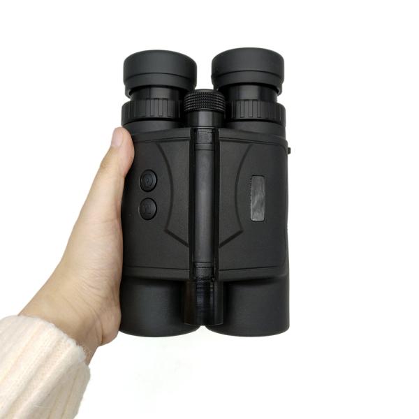 10x42 Rangefinder Binoculars Laser Distance Meter BAK4 Prism FMC Lens HD For Hunting