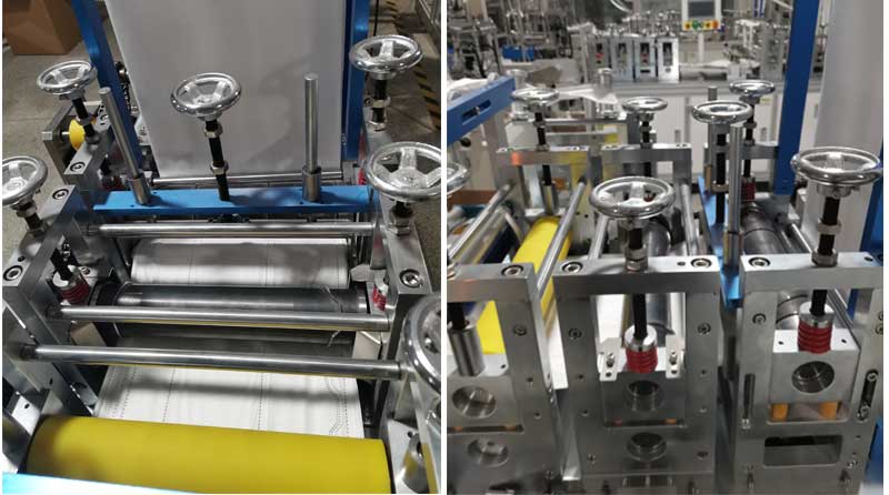 150pcs/Min KF94 Fully Automatic Mask Making Machine PLC Control