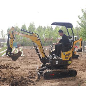 Quality Hydraulic Mini Garden Digger , Diesel Mini Excavator Supplier for sale