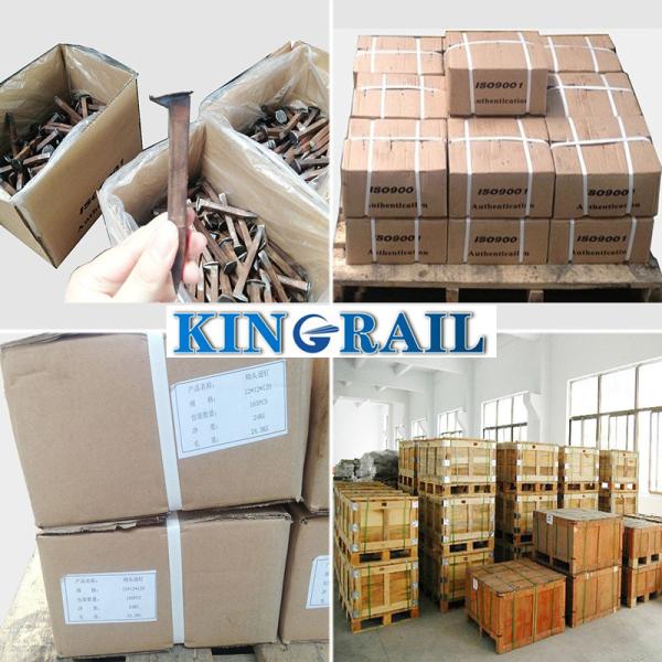 Fish Tail Bolt M24 Railroad Track Bolts And Nuts Track Part Railway Sleeper Spike