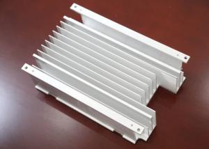 Silver Customizable Extruded Aluminum Alloy Radiator Hot Rolling 6000 Series 6063